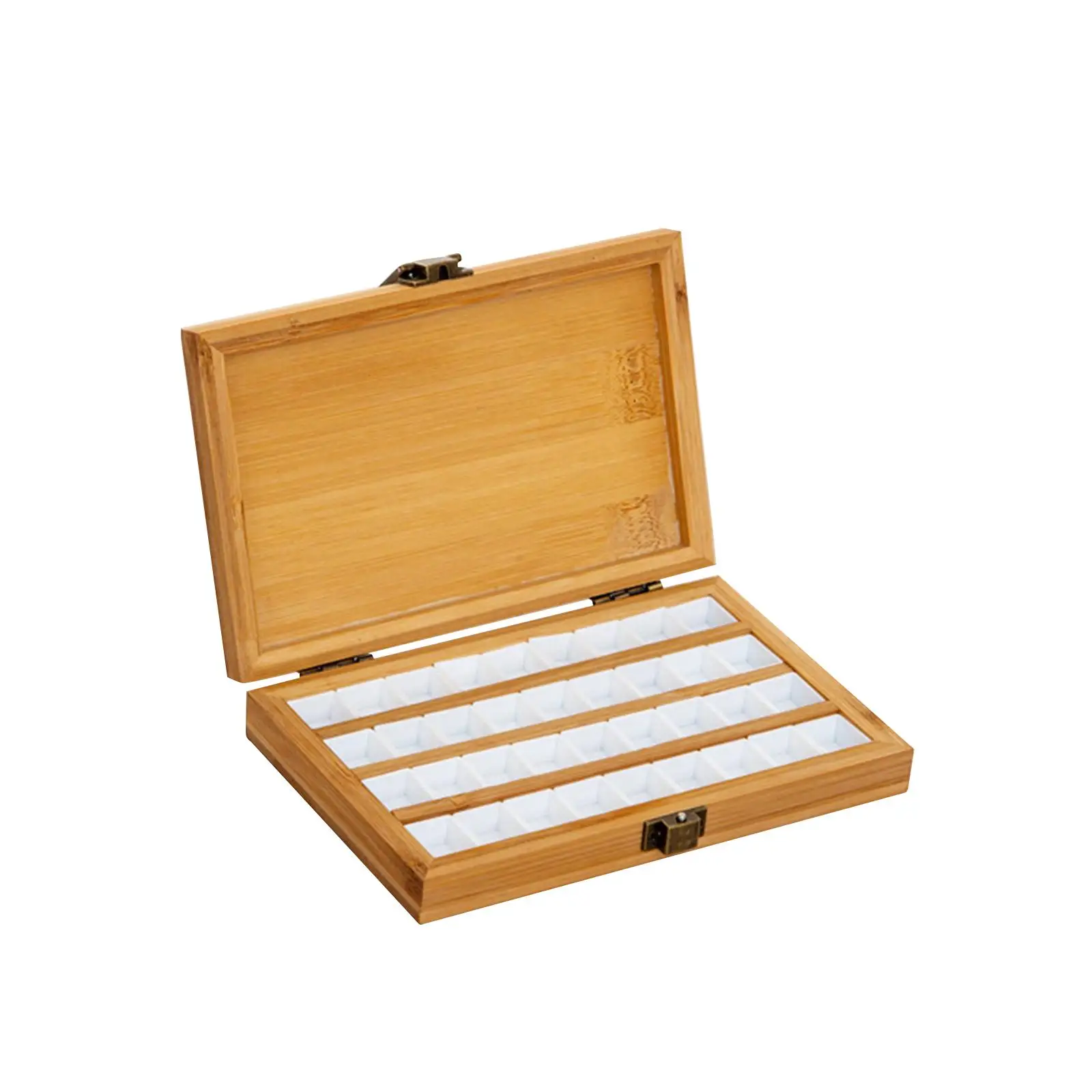 Bamboo Paint Mixing Tray for Color Blending And Art Projects