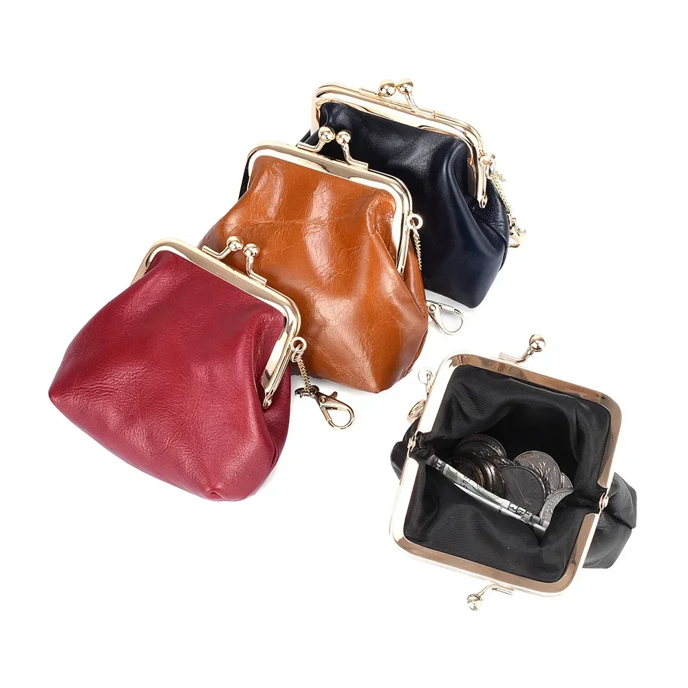 Vintage Zero Wallet Women's Leather Wallet Headset Coin Storage Bag Coin Purse Mini Bag Coin Purse For Women Leather Wholesale