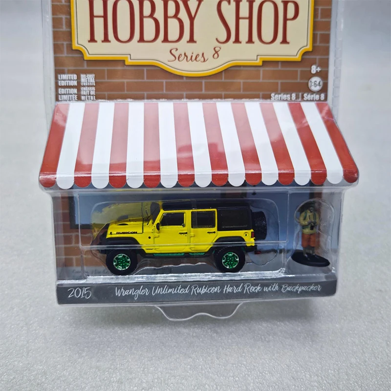 Greenlight 1:64 2015 Wrangler Rubicon Vs. Backpacker Series Alloy Diecast Casting Model Children's Toys Collect Ornaments