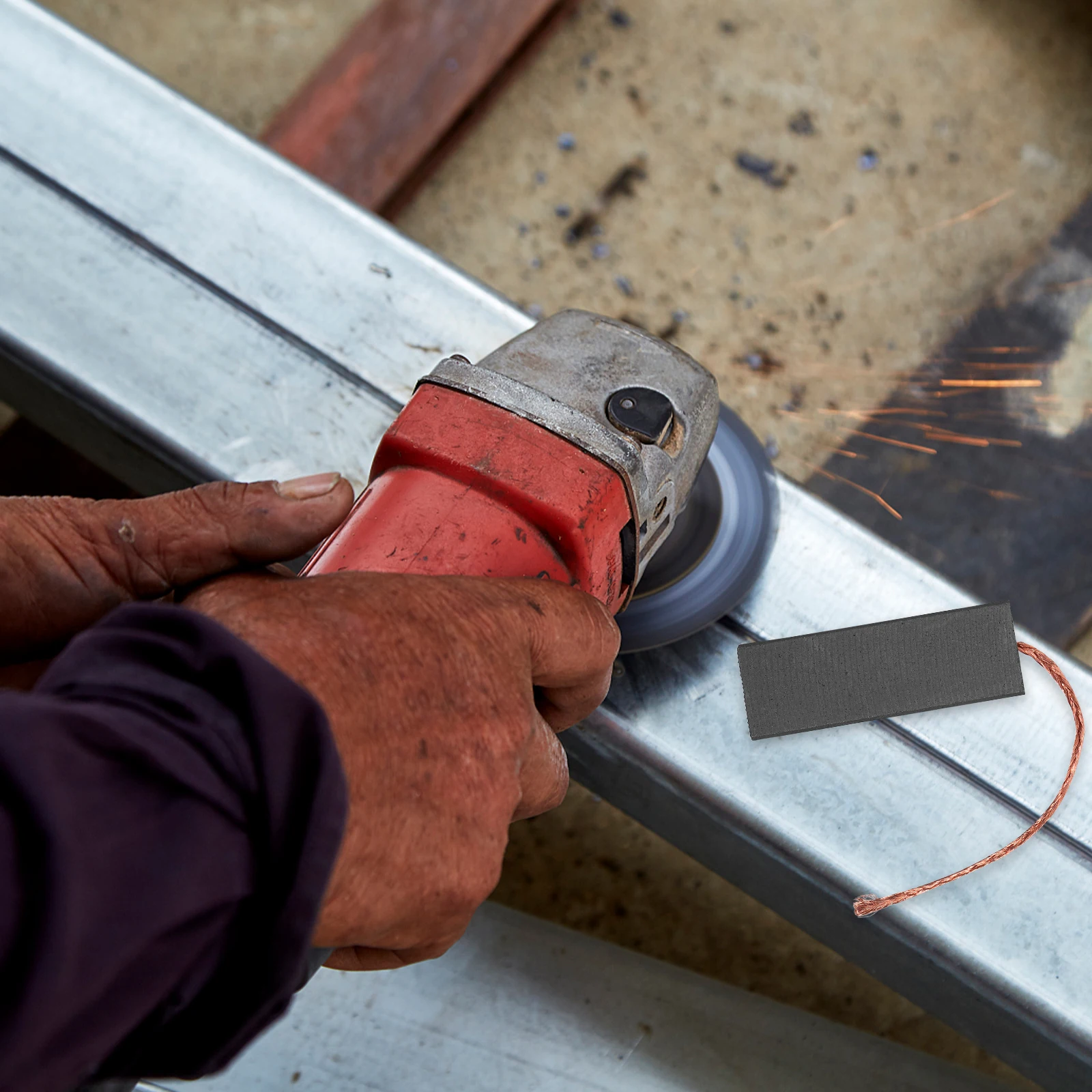 

2Pcs Motor Carbon Brush Reliable Replacement Stable Current Transmission for Washer Electric Motor Accessory Brush Replacement