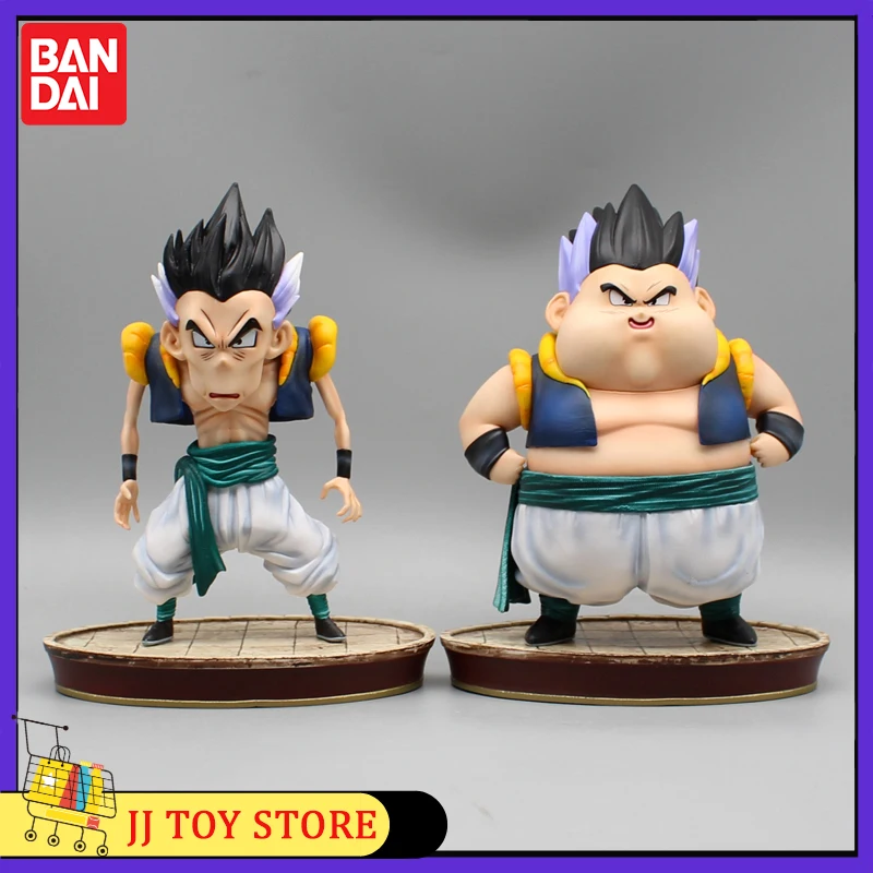 

Cartoon 18cm Dragon Ball Action Figures Gotenks Gk Fat Skinny Combination Pvc Anime Collection Model Ornament Doll Toy Gifts