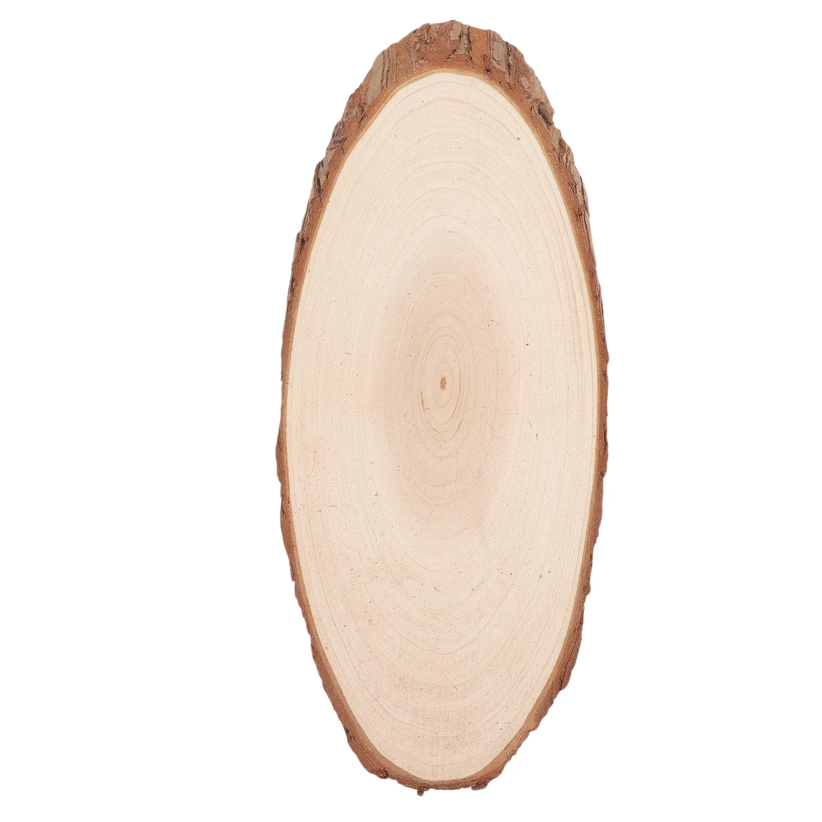 Natural Wood Slices Oval Shaped Unfinished Wooden Slice Predrilled Wood Circles Christmas Wood Cutouts Blank Round Discs Diy