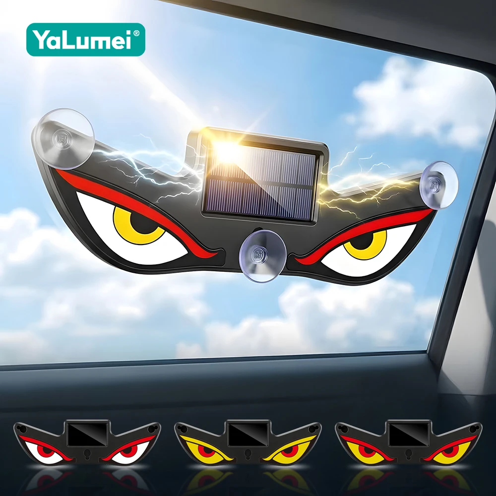 

For Renault Koleos Kadjar Captur Megane Talisman Espace Clio Zoe Scenic 4 Arkana Dacia Sandero Car Solar Evil Eye Warning Light