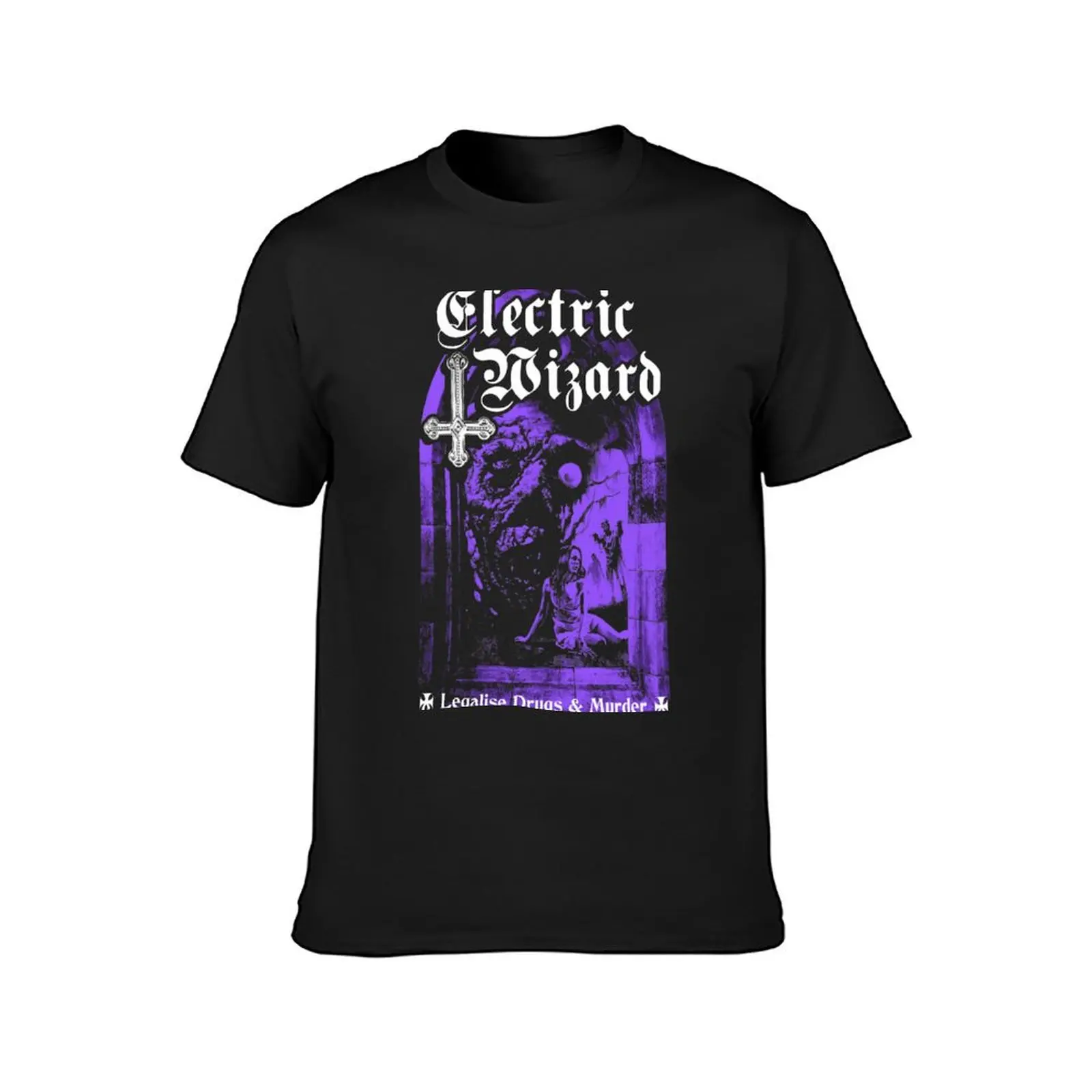 Electric Wizard - Legalise it T-Shirt anime aesthetic clothes quick drying plain sweat shirts, men