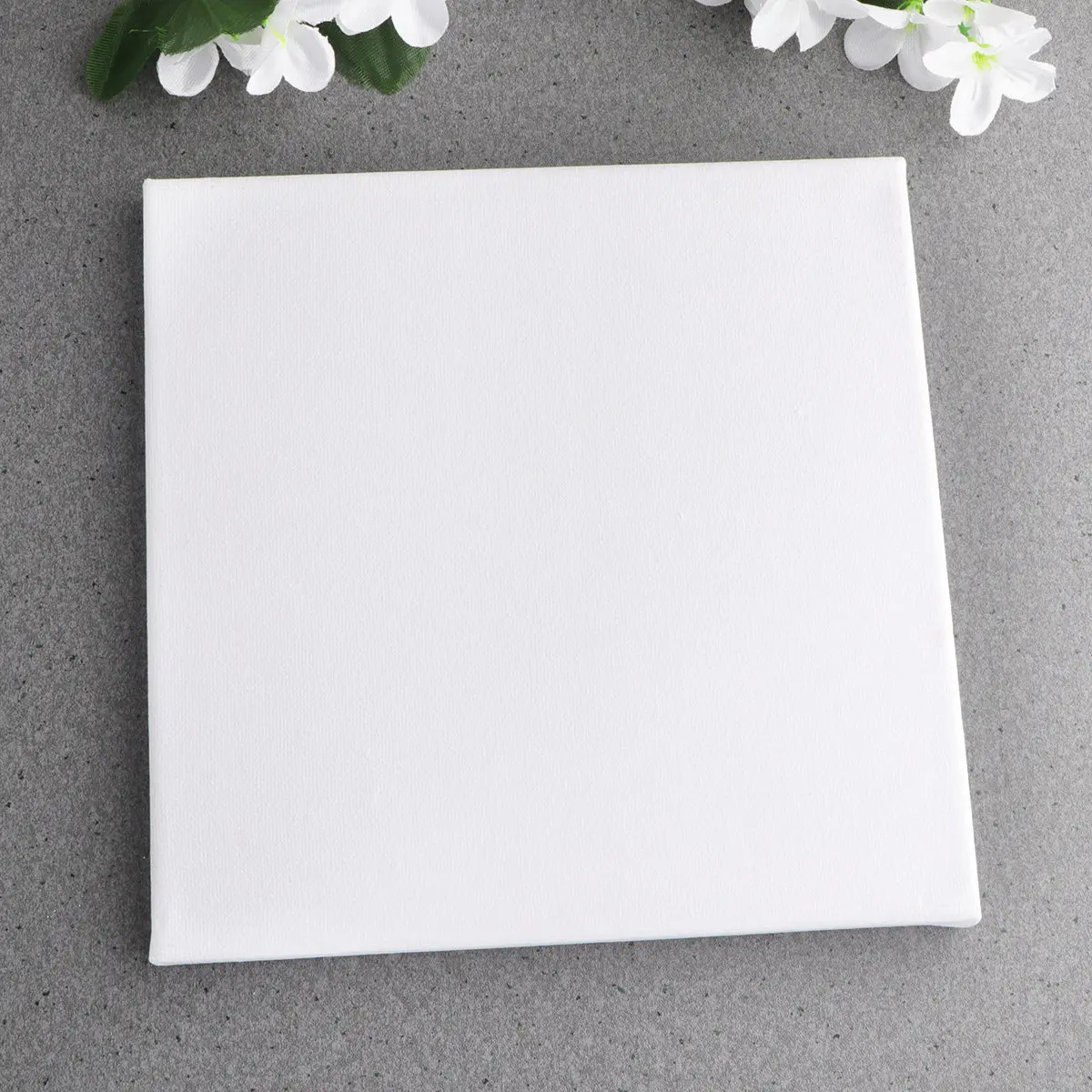 20x20cm Square Artist Stretched Canvas Made from Unbleached Long Staple Cotton Smooth Painting Surface Oil Acrylic Gouache