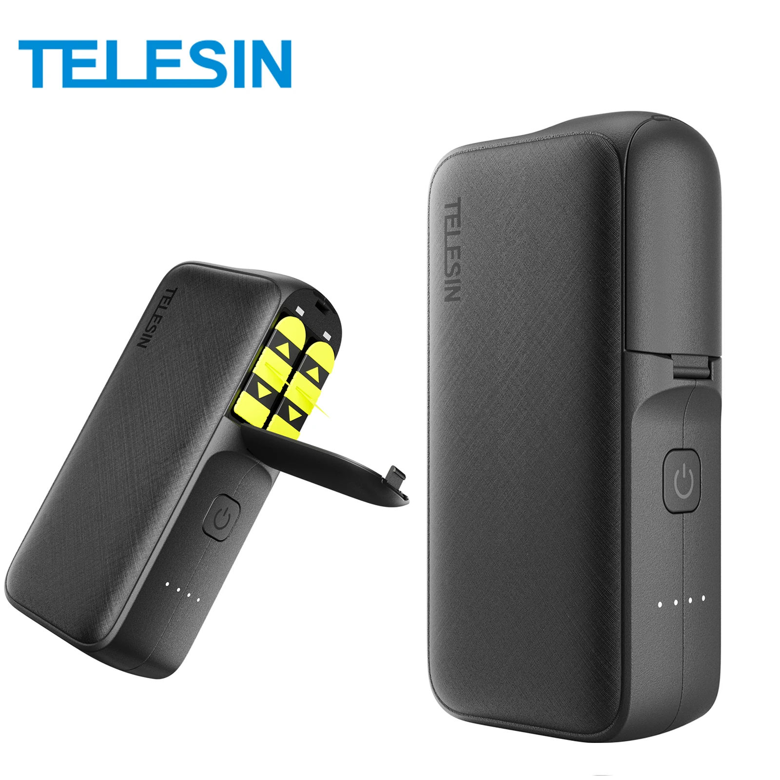 TELESIN Power Bank 10000mAH with 20W PD Fast Type-C Charging Portable Battery Charger For GoPro13 Gopro Hero 13 For Smart Phone