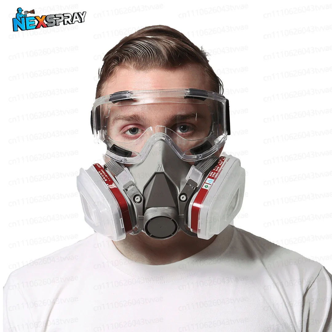 6200 Gas Mask Spray Paint Decoration Formaldehyde Pesticide Chemical Gas Anti-virus Full Face Protective Mask Face Qin