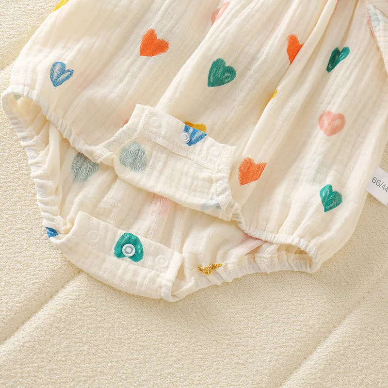 الوليد حبال الأزهار بذلة وقبعة الرضع الشاش القطن الدانتيل Princes رومبير 0-24 شهر طفل الفتيات ملابس الصيف #5