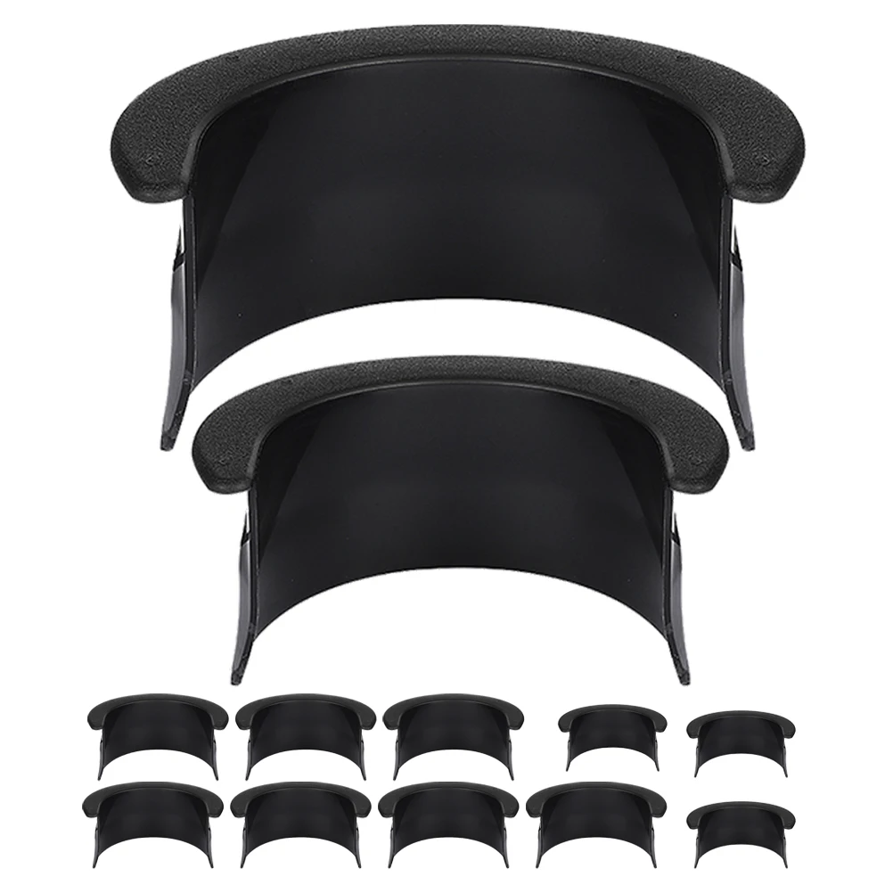 

12pcs Billiards Corner Liners Sturdy Plastic Pool Table Pocket Parts Accessories for Billiard Reducing Noise Vibration