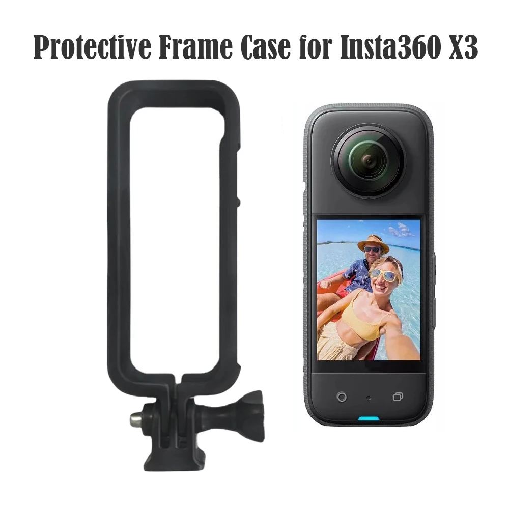 

Camera Rig Frame Case For Insta360 X3 Hard Shell Protective Cage Case Anti Fall Action Camera Mount For Insta 360 X3 Accessories