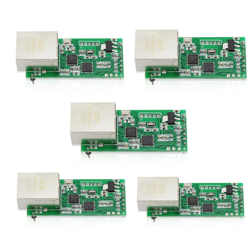 

Serial to Ethernet Converter Module USR-TCP232-T2 Bidirectional Transmission of serial TTL and RJ45 Port