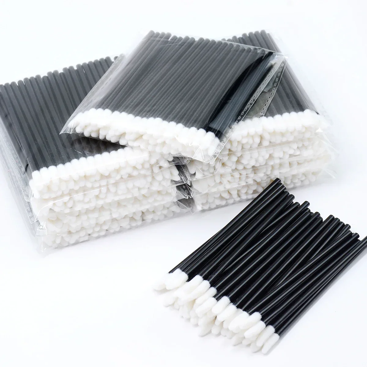 الجملة 500 قطعة فرش الشفاه القابل للتصرف المحمولة ملمع الشفاه فرش المحمولة ماكياج تطبيقها اكسسوارات التجميل اليومية #1