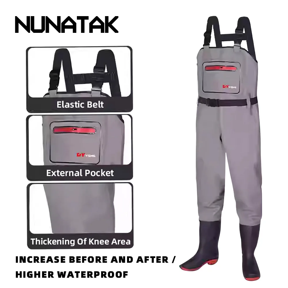 

NUNATAK Fishing Waterproof Pants Waterproof Shoes Warm Thick Clothing Fly Fishing Cloth Hunting Wading Pants Fishing Pants Shoes