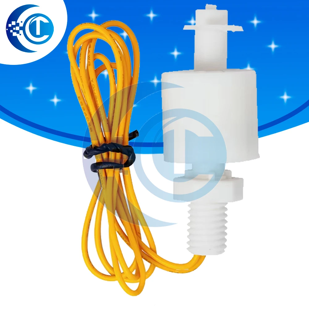 Industrial Grade PP Float Level Switch Anti-Corrosion Liquid Level Sensor for Water Tank Monitoring
