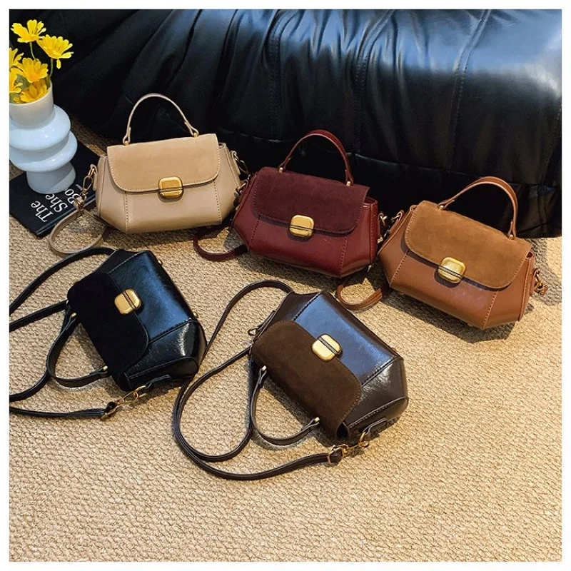 

Popular Classic Leather Women's Tote Bag High-End Luxury Brand Elegant Fashionable Vintage Daily Bag