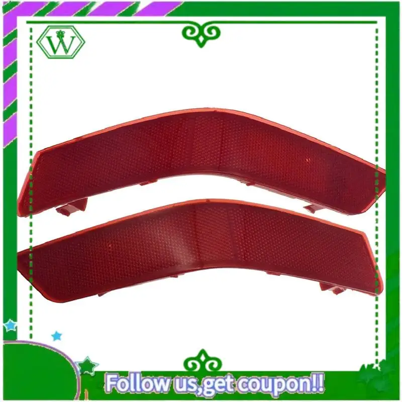 

AC34-2PCS Car Rear Bumper Marker Light Reflector Parts Accessories For Nissan Rogue 2017-2020 NI1185105 NI1184105 Car Accessorie