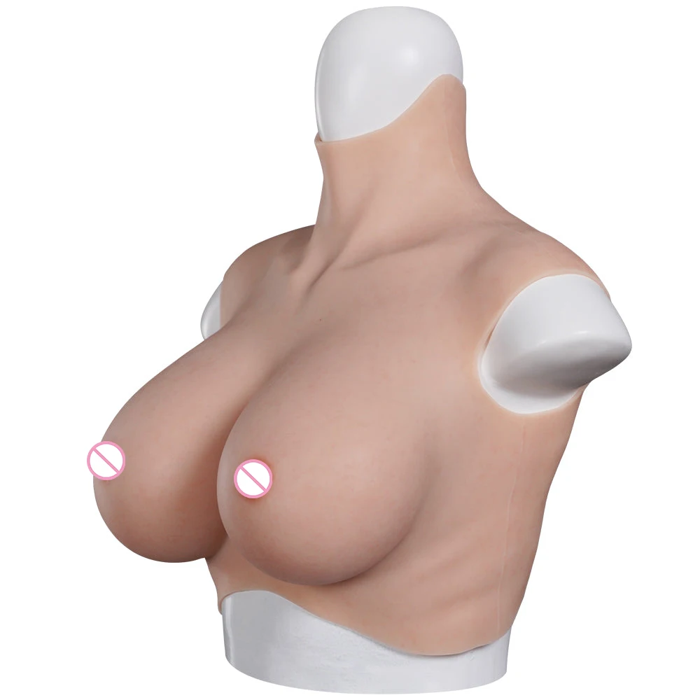 EYUNG 8th New Upgraded Top Quality Realistic Silicone Breast Forms With Bloodshot Design Chest Cosplay Drag Queen Cross-Dressing