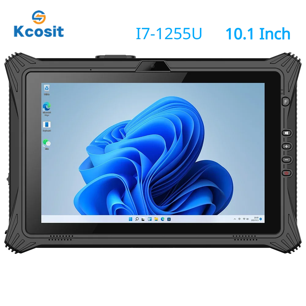 Kcosit K10A Ruggedized Tablet Computer Windows 11 Waterproof Forklift Mounted 10.1\