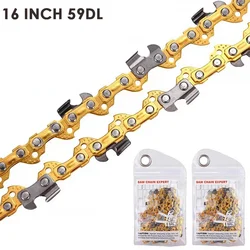 16 Inch Saw Blade Chain Chainsaw 3/8'',Electric Chainsaw Blades Sharp Right Angle 59 64 Drive Links Electric Chain Saw Parts