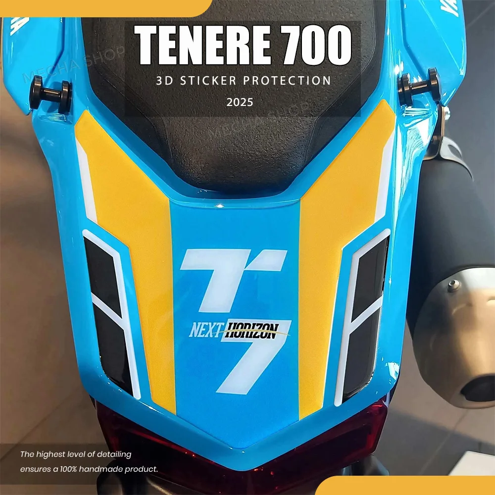 

For Tenere 700 Accessories 2025 Tenere700 Sticker T700 Motorcycle rear area protection 3D Sticker