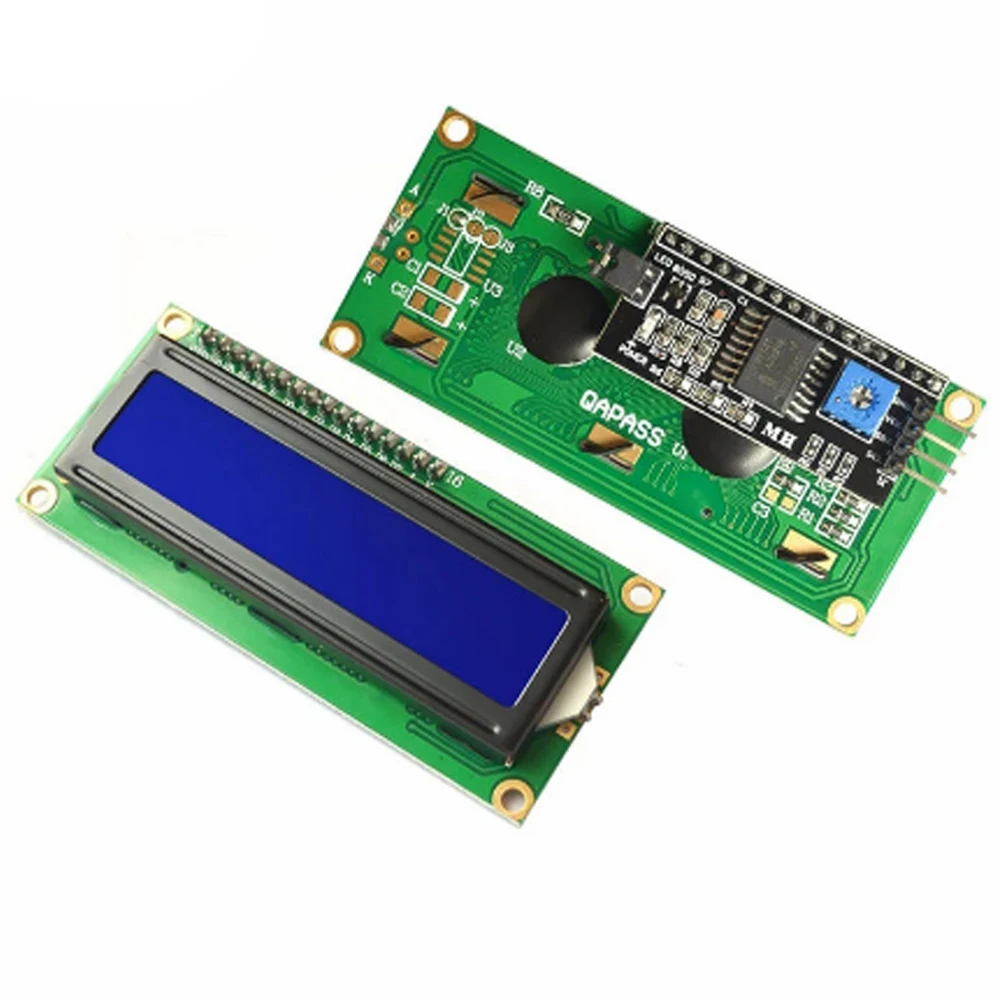 Módulo LCD LCD1602, pantalla azul PCF8574, interfaz IIC I2C, pantalla Lcd de caracteres 1602 para Arduino 1602A