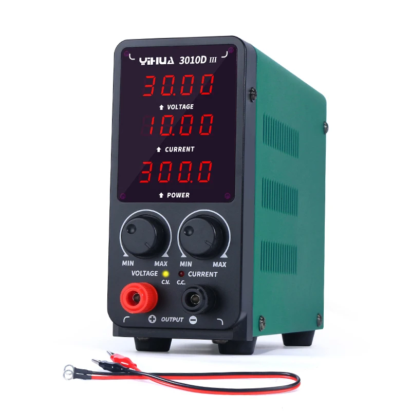 YIHUA 3010D-III 30V10A power supply mobile phone, communication maintenance power supply, adjustable DC stabilized power supply