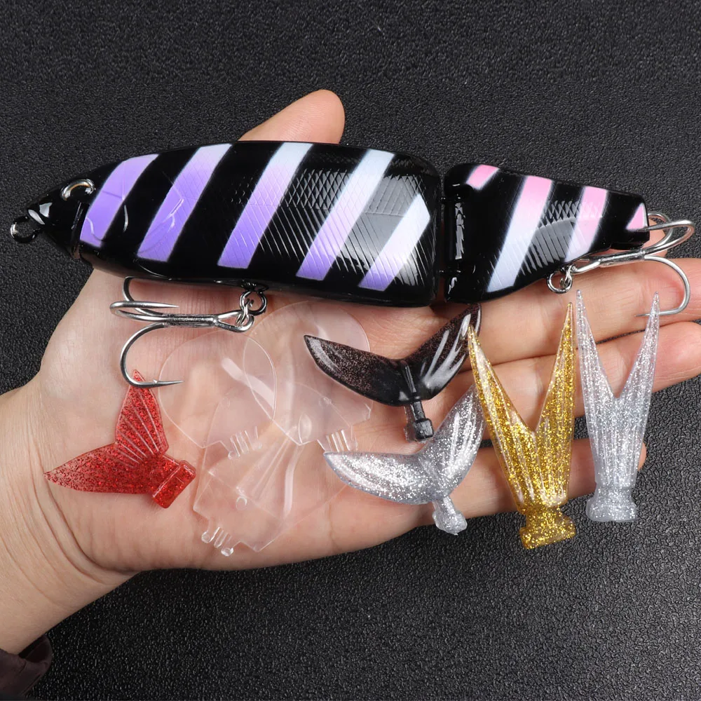 Predator Wobbler Minnow Swimbait articulado para lucio - imagen 5