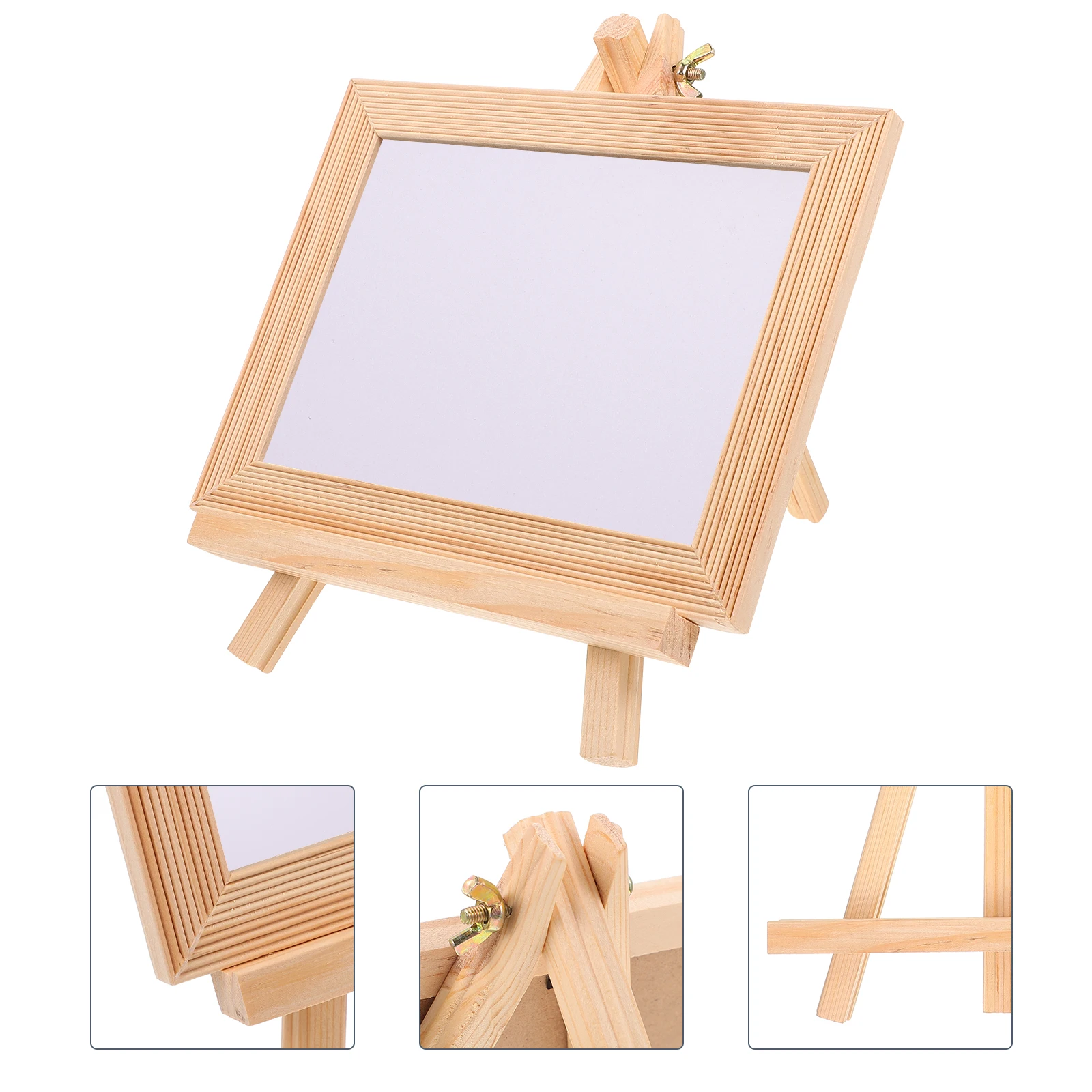 

1 set 1 Set Calligraphy Painting Board Movable Wooden Chalkboard Home Decor Mini Writing Notice Board Tabletop Solid Wood