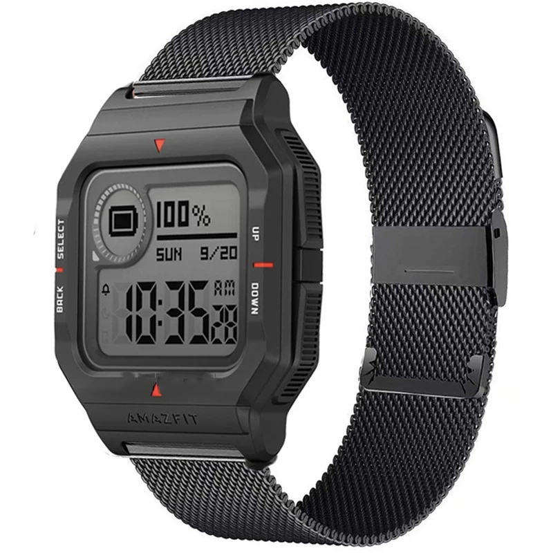 

Metal Strap For Xiaomi Huami Amazfit Neo/Bip S U Pro/GTS 2 Mini/GTR 42MM Smart Watch Replace 20MM Bracelet Bands For Haylou LS02