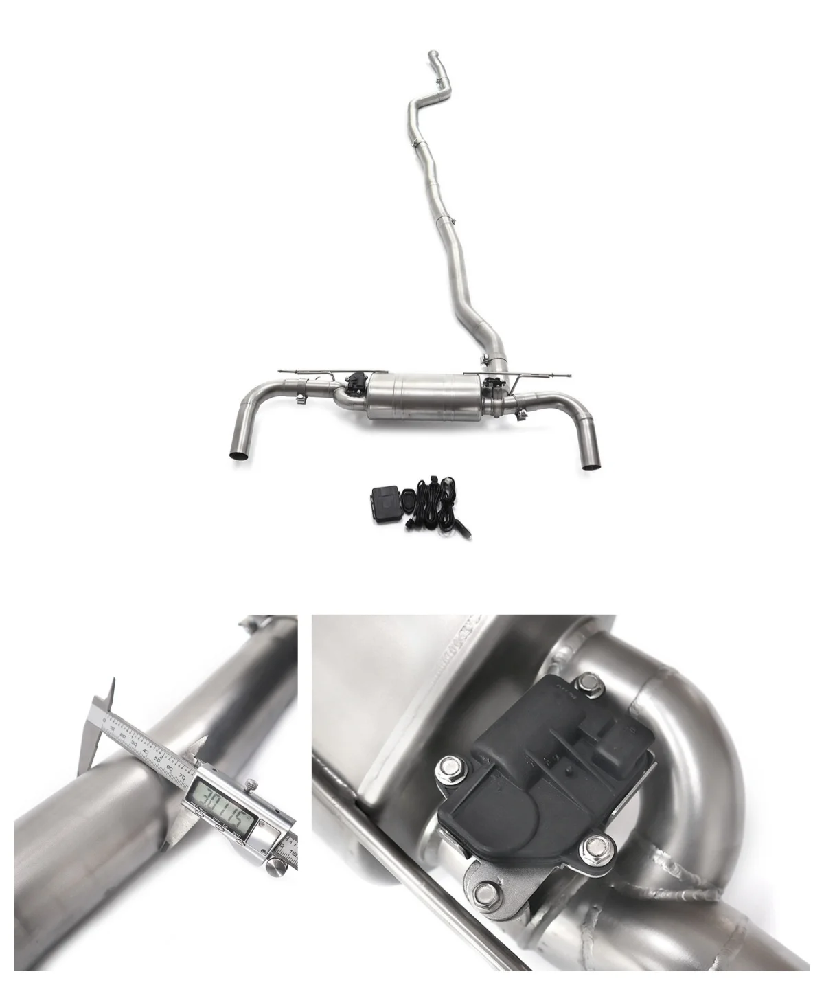 

For BMW 740Li G12 Catback With Valve Stainless Steel M Performance Deep Sound High Flow Pop & Bang HMD