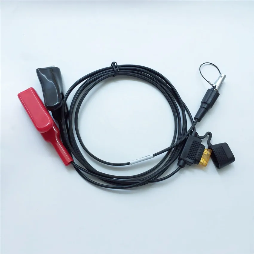 Trimble GNSS GPS RTK power cable, 7pin to alligator clips,pn 46125-20