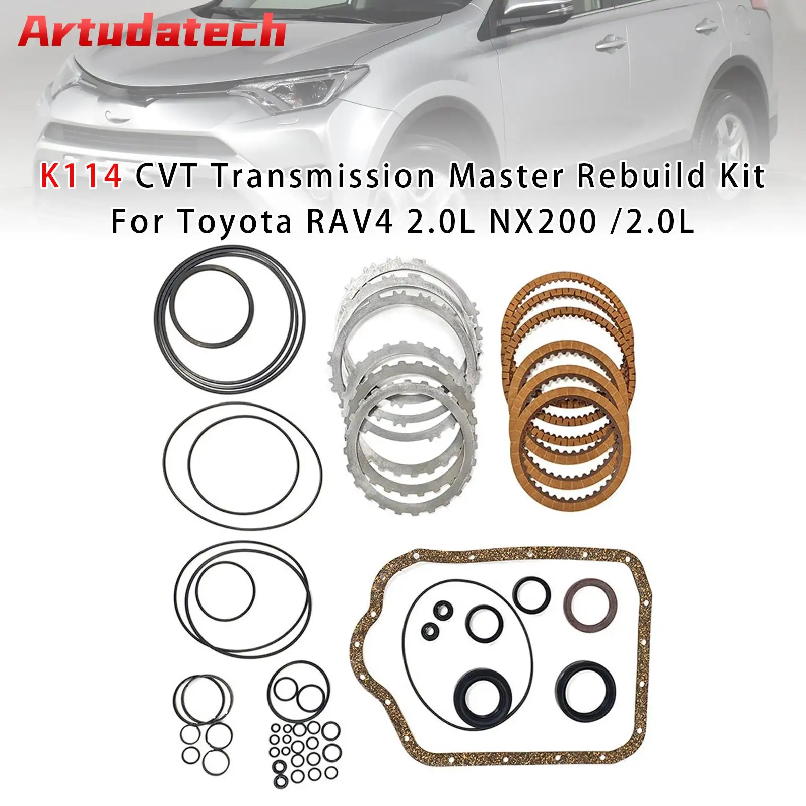 Artudatech K114 CVT Transmission Master Rebuild Kit For Toyota RAV4 2.0L NX200 /2.0L Car Accessories