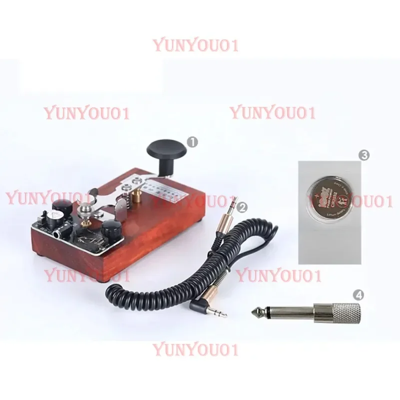 Changshu Electric Key K-8 Training Electric Key, Sound and Light Practice, Radio Transmission, CW Manual Electric Key