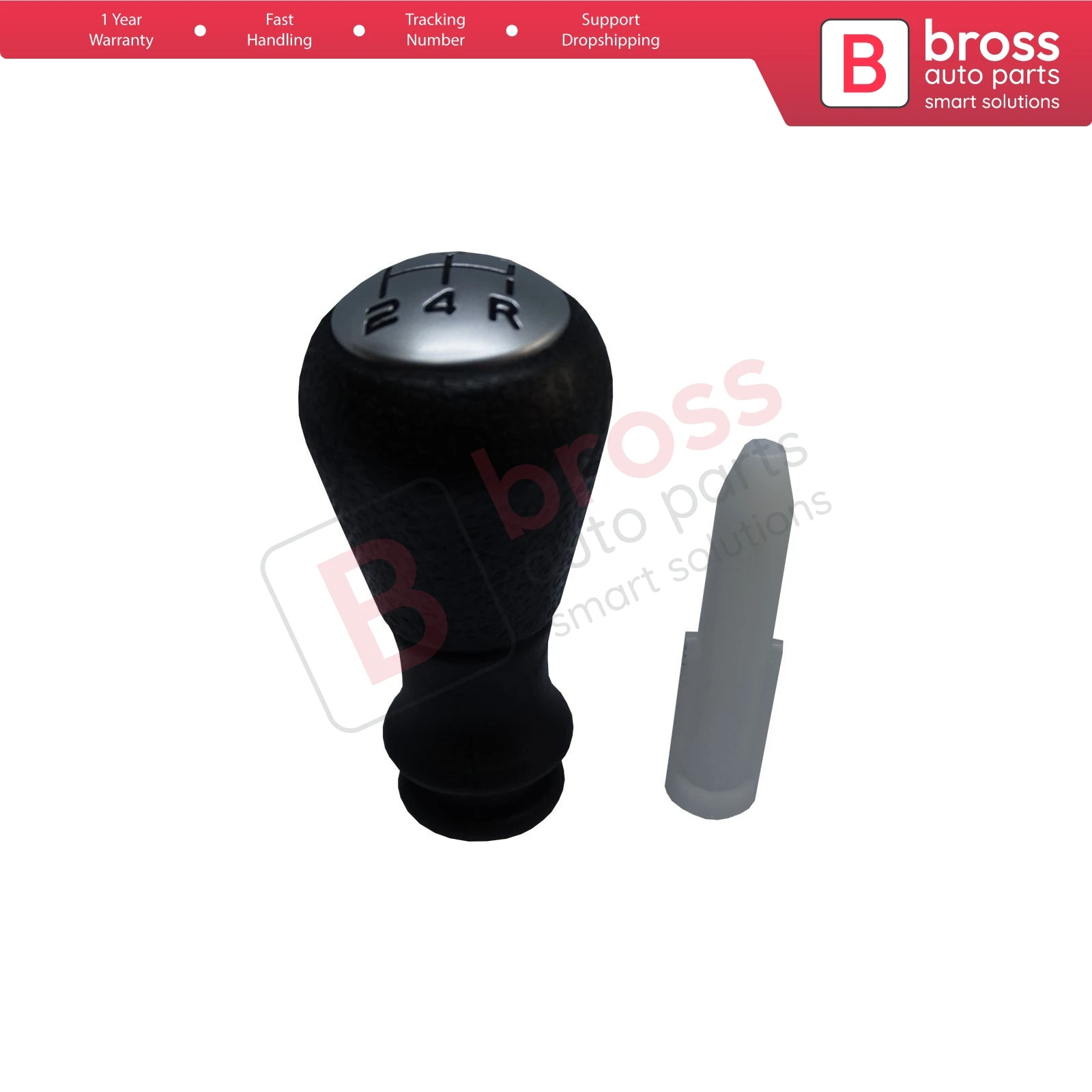 

Bross Auto Parts BSP659 5-Speed Gear Shift Stick Knob Adapter 2403AP Black Chrome For Peugeot 106 206 306 406 Ship From Turkey