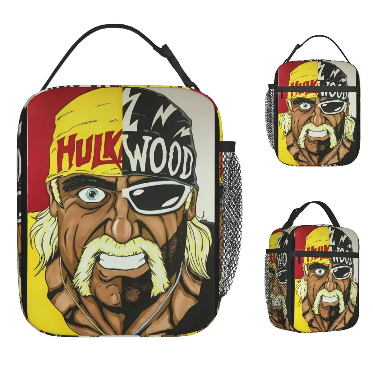 

Hulk Hogan American Pro Wrestling Legend Lunch Bag Cute Lunch Box For Women Oxford Graphic Design Thermal Tote Handbags
