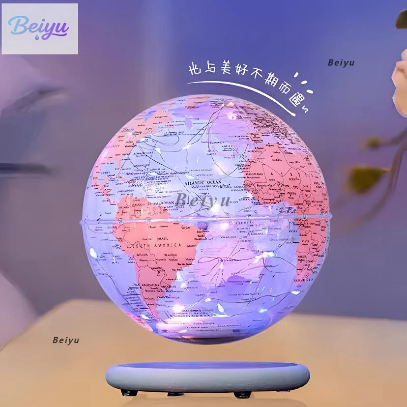High-value magnetic levitation globe table lamp creative desktop decoration ornament black technology birthday gift high-end gif
