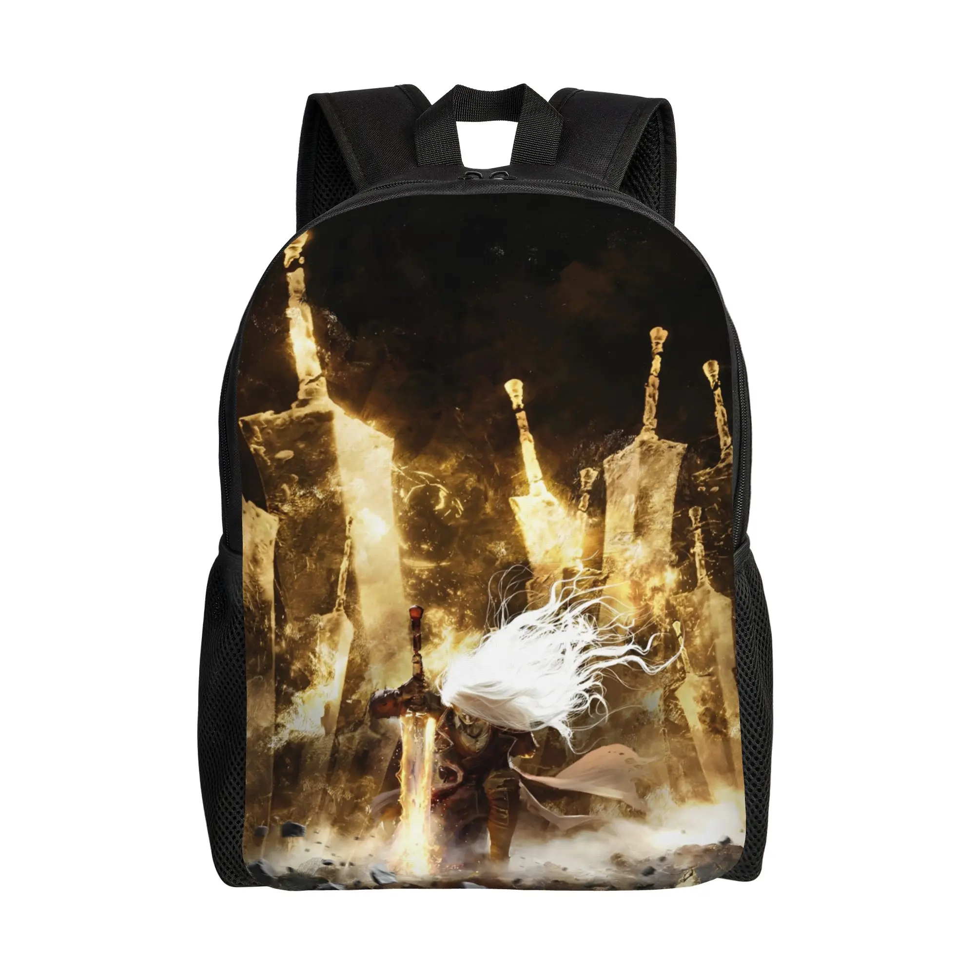 

Рюкзак Clair Obscur Expedition 33 Simon: Классический, спортивный, для школы, походов, путешествий, игр, повседневный, для мужчин и женщин, студенческий, холщовый