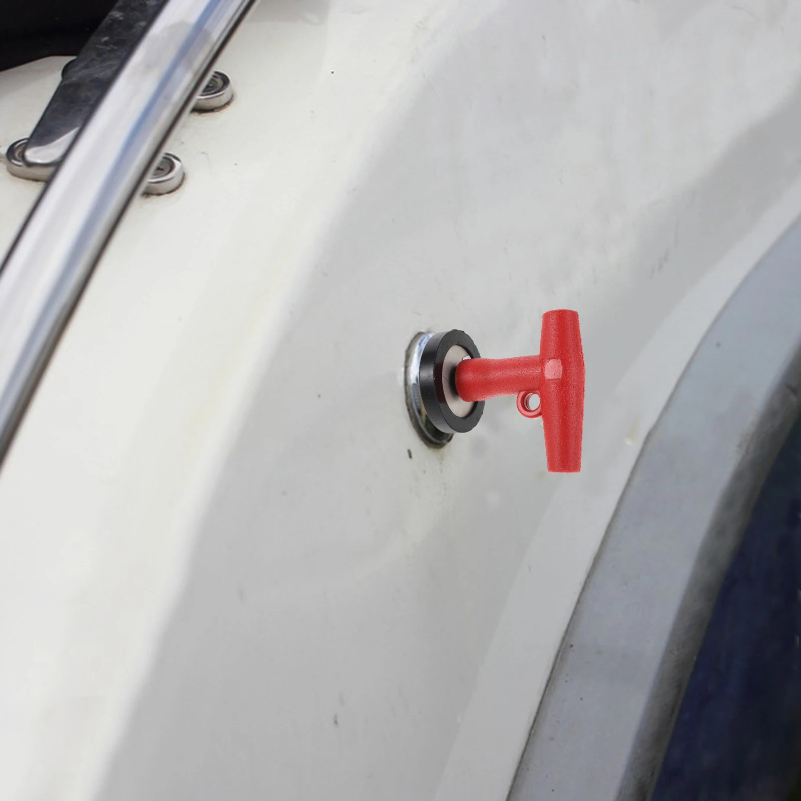 

Boat Deck Drain Plug T-Shaped Handle Corrosion Resistant Scupper Stopper Replacement Marine Accessories Water Drain Seal Solid