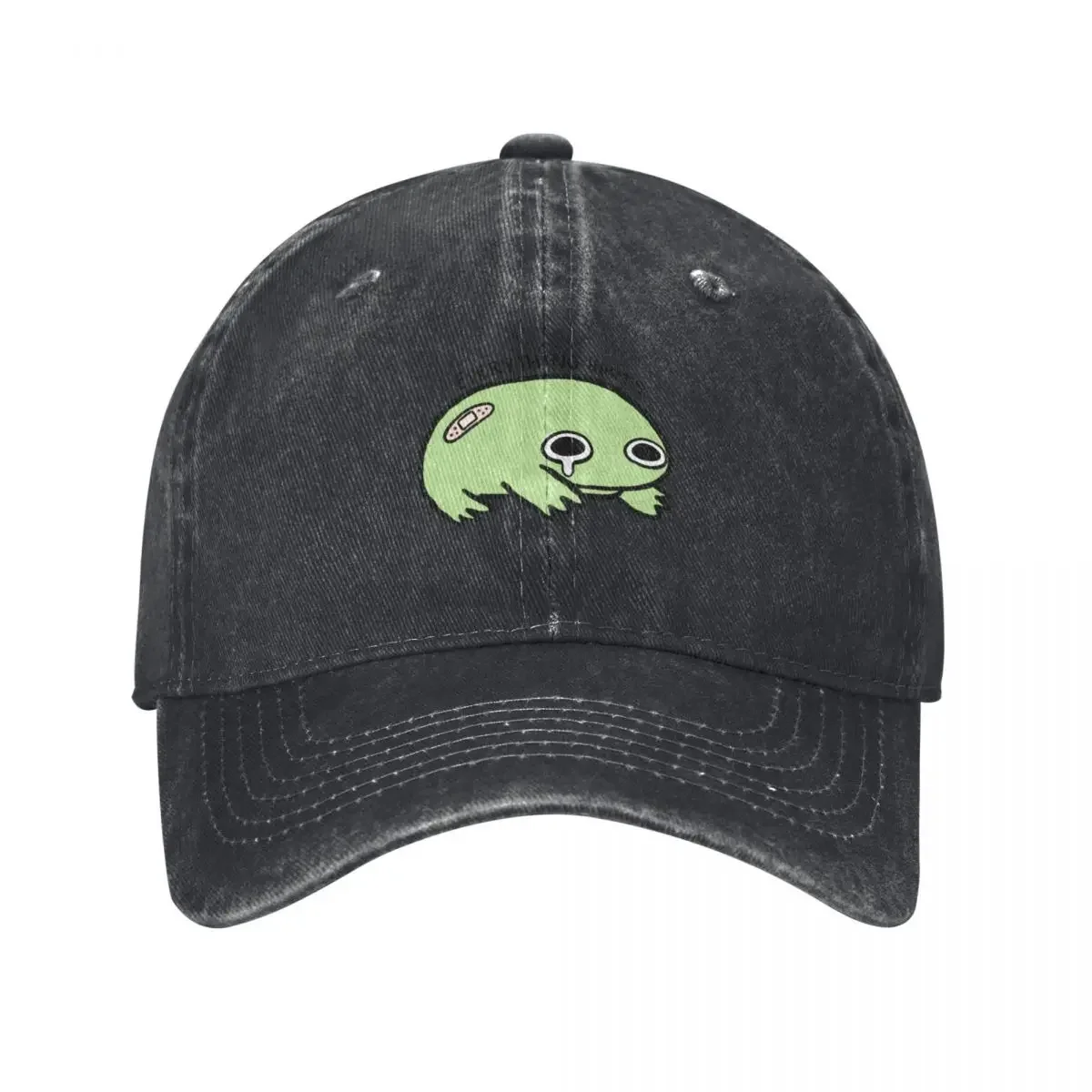 

Everything Hurts | Crying Green Frog with Bandage Baseball Cap hiking hat Sunscreen Golf Women's Hats Men's