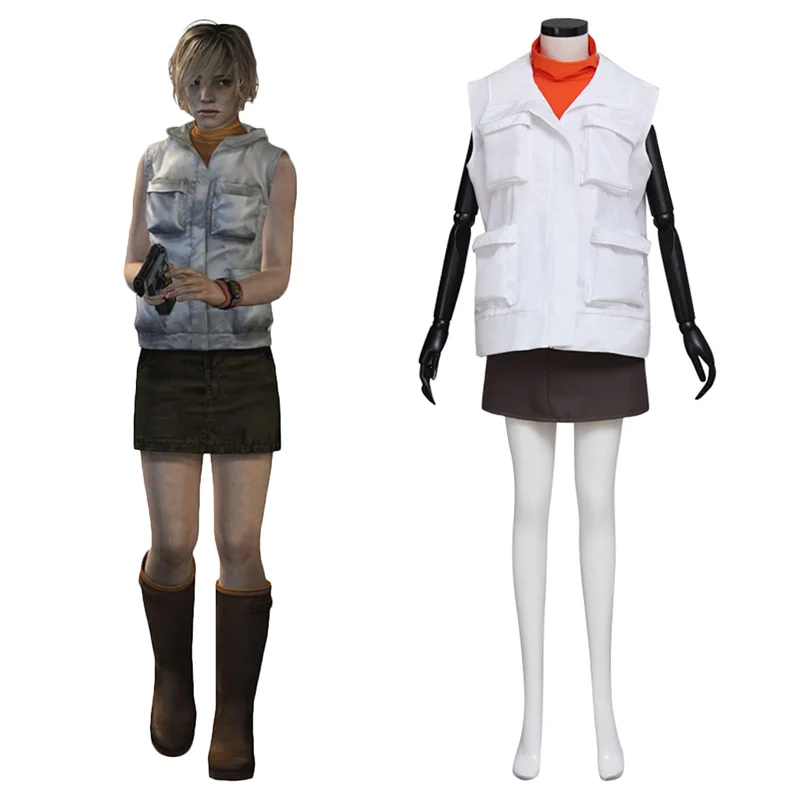 

Movie Silent Hill Heather Mason Cosplay Costume Adult Women Uniform Halloween Party Outfit