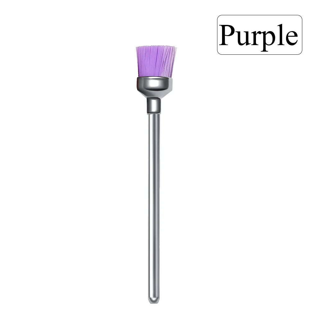 프로 네일 드릴 비트 클리닝 브러쉬 클리너 3/32'' 전동 네일 파일 밀링 커터 먼지 제거 드릴 액세서리 네일 아트 도구