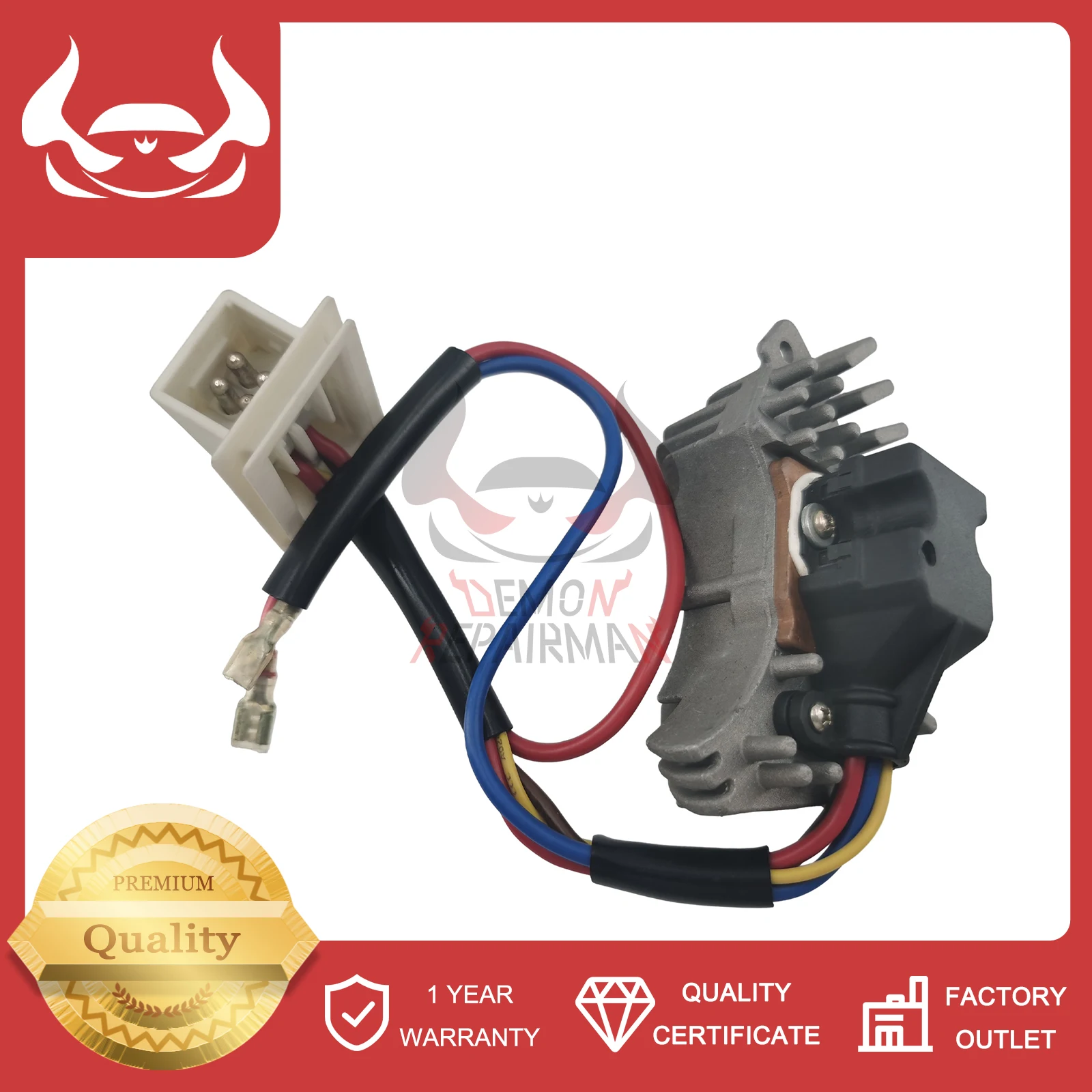 Heater Blower Resistor 2028202510 Compatible With Mercedes Benz C280 C230 CLK430 SLK320 Fix AC Fan Stuck On High