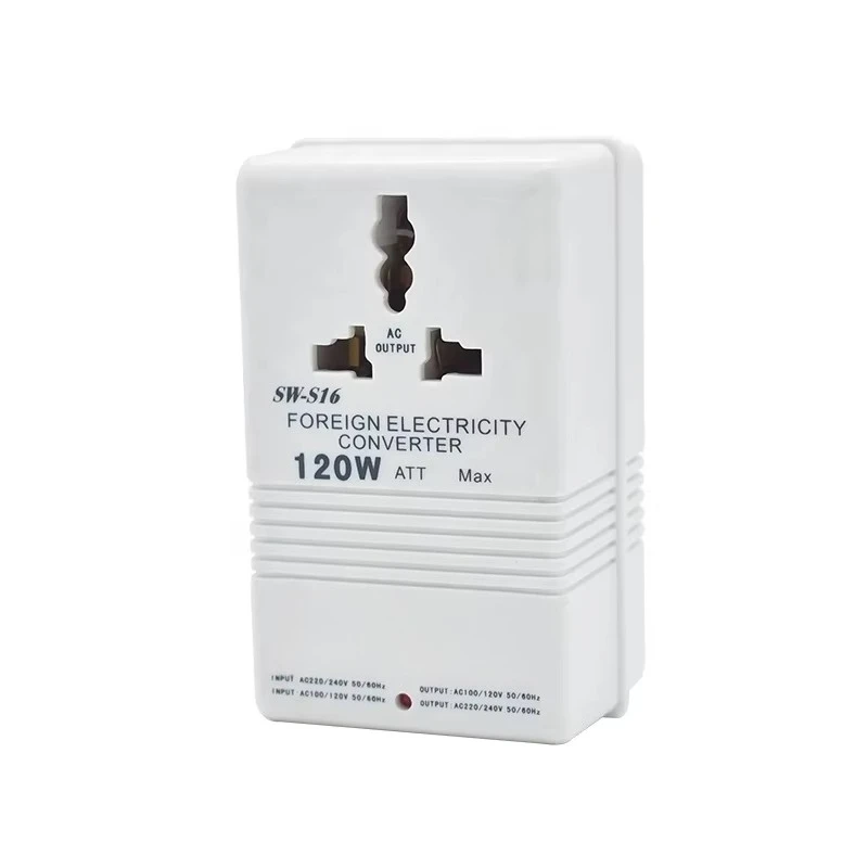 SW-S16 Transformer 120W 110V 220V Interchange Converter Transformer Travel Dual Channel Power Converter