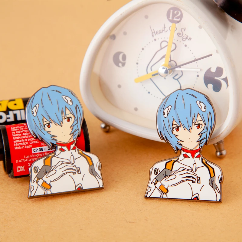 Evangelion Ayanami Rei Anime Revers Spelden Rugzak Jeans Emaille Broche Pin Mode Sieraden Geschenken Eva Asuka Langley Soryu Badges