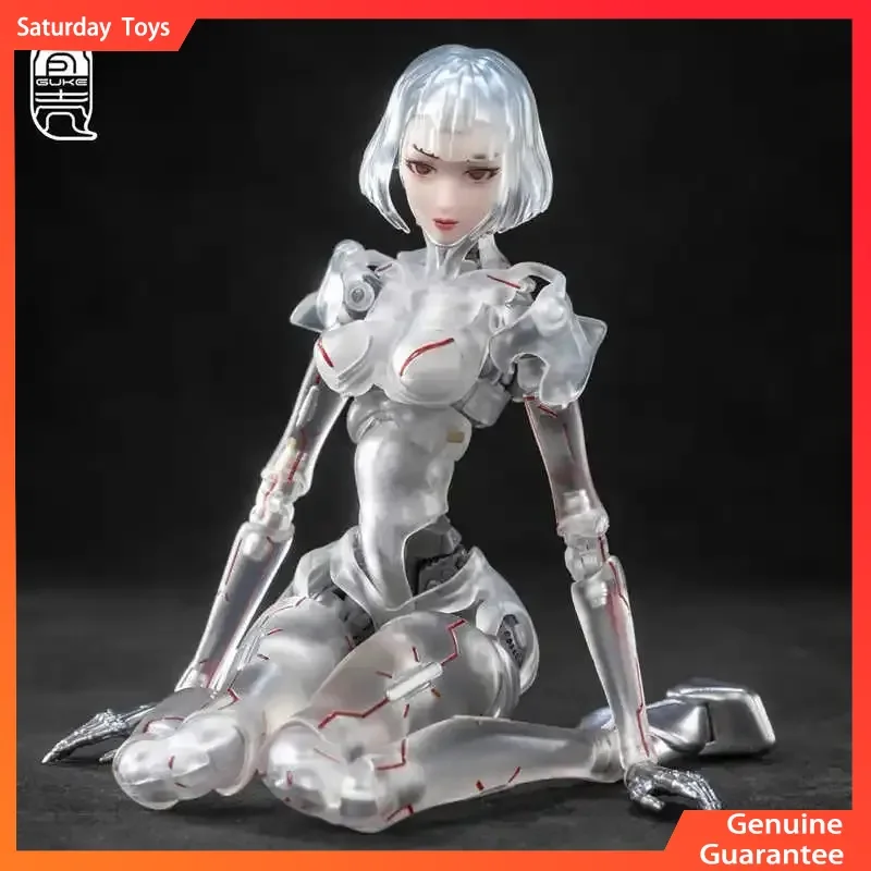 구케 스튜디오 1/12 스케일 AI 여성 액션 피규어 신규 입고, 초현대적인 디자인의 누드 스켈레톤 바디, 수집가용