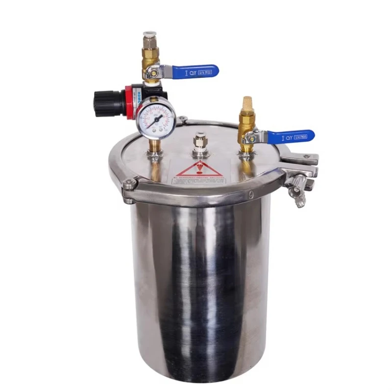 Industrial 1L 304 Stainless Steel Pressure Tank for Spraying 1 Liter Stainless Steel Vessel