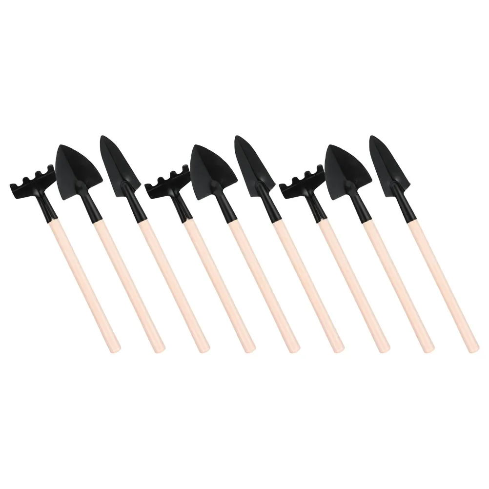 

9pcs Mini Garden Shovel Hand Tools Compact Portable Set for Planting Digging Transplanting Gardening Bonsai Tool Kit