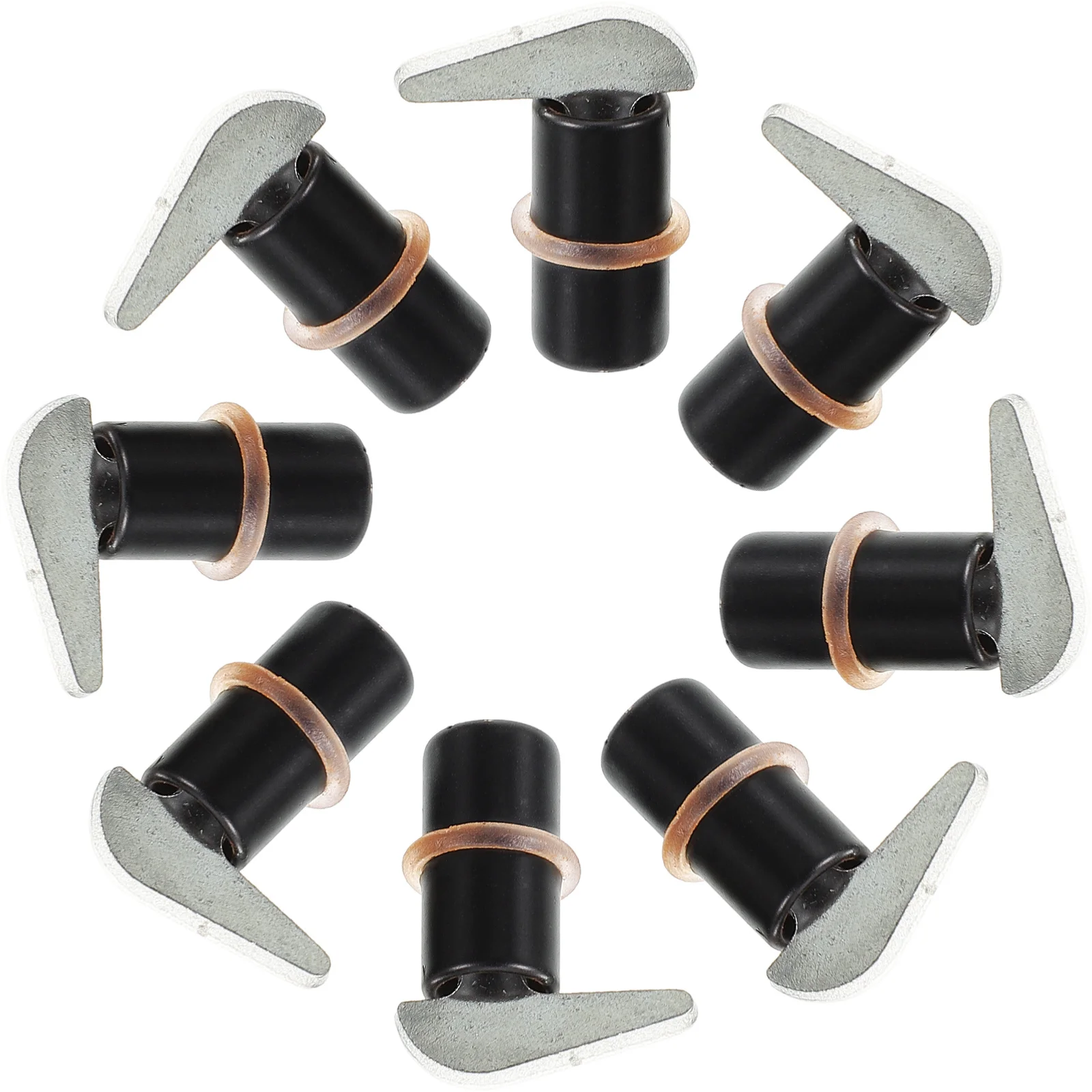 

10pcs Support Thickened Solid Iron Cabinet Shelf Clips For Bookcase Display Case Furniture Shelf Holders Shelving Clips