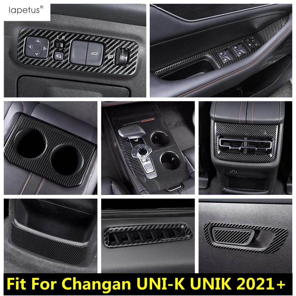 

Gear Shift Water Cup / Window Lift / Seat Adjust Panel / Window Lift Cover Trim Accessories For Changan UNI-K UNIK 2021 - 2024