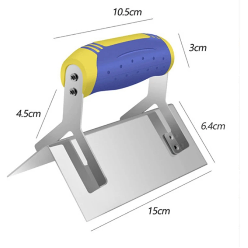 건식 벽체 코너 도구 콘크리트 모서리 도구, 스테인레스 스틸 시트록 코너 성형 흙손 도구, 내구성, 6x2.5 인치 외부 코너 흙손